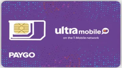 美国手机号码ultramobile paygo手机号码紫卡橙卡充值方法